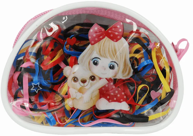 Резинки для плетіння Violetta "Mini Rainbow Set" в косметичці, 200 шт.