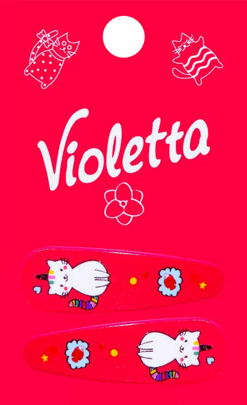 Violetta col. заколки-хлопавки д/волосся дит. арт. CH-SPR-21