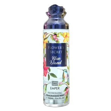 Спрей для тіла жіночий body mist Flower'S Secret Blue Island - 100 мл Emper (308249117)