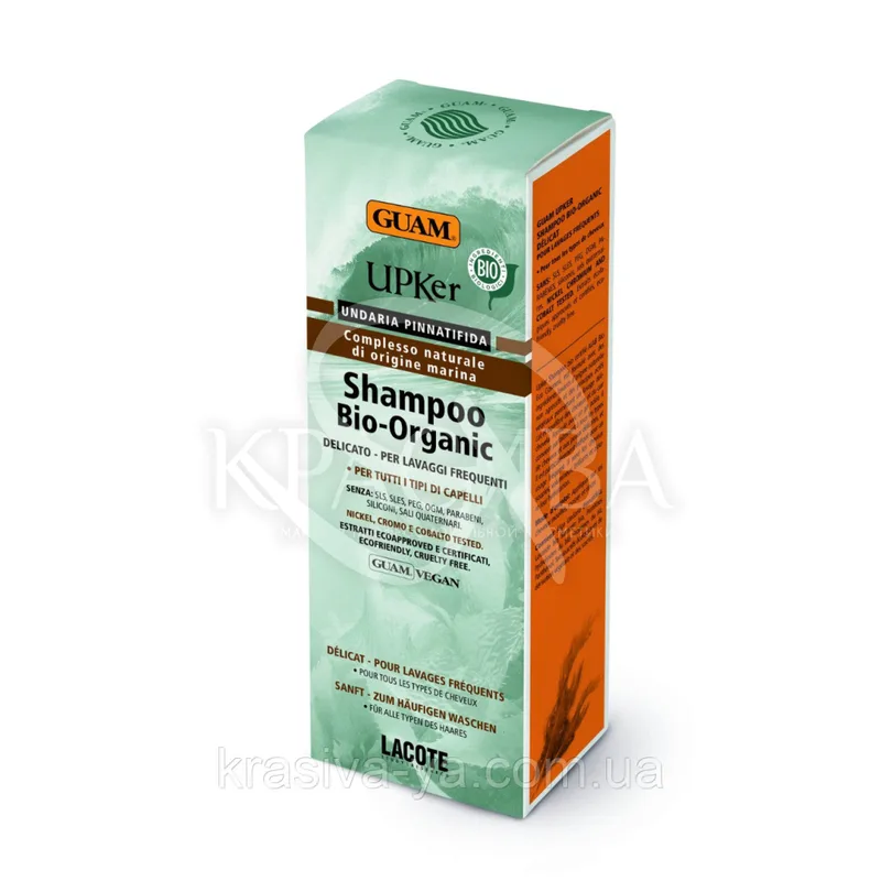 Делікатний шампунь для частого використання Bio Organic, 200 мл