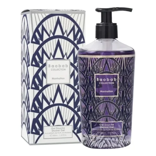 Гель для душу з ароматом кипарису, лаванди та папірусу BAOBAB COLLECTION Shower Gel Manhattan — обʼєм 350 мл