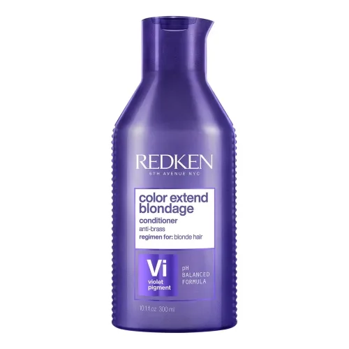 Фіолетовий кондиціонер для підтримки холодного відтінку REDKEN Color Extend Blondage Conditioner — обʼєм 300 мл