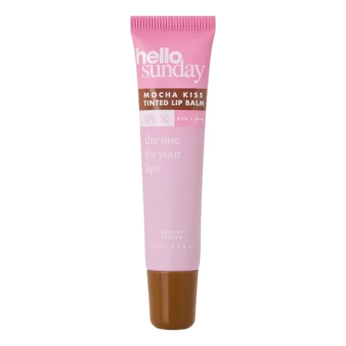 Зволожувальний відтінковий бальзам для губ SPF 50 з маслом ши HELLO SUNDAY Tinted Lip Balm SPF 50 — відтінок Mocha Kiss Mocha Kiss