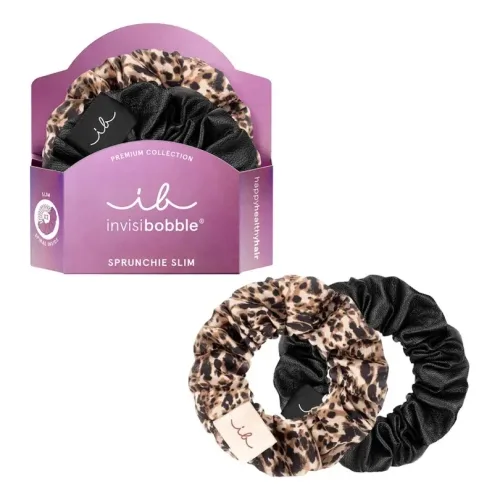 Резинка-браслет для волосся INVISIBOBBLE Sprunchie Slim Premium Leo is the New Black
