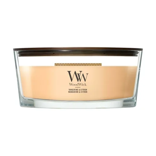 Ароматична свічка з ароматом цитрусових та мандарину WOODWICK Ellipse Tangerine & Citron — вага 453 г