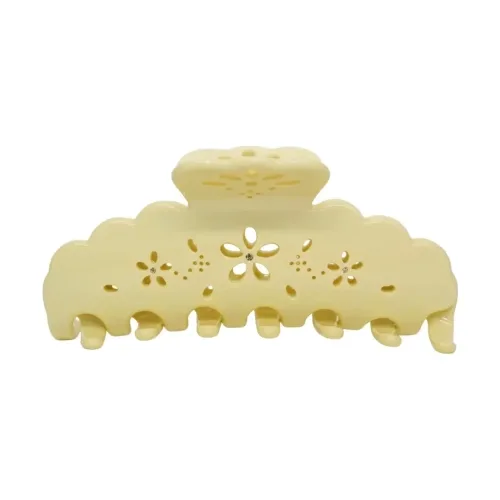 Велика заколка-краб для волосся EMI JAY Big Effing Clip in Citrine Fleur Eyelet