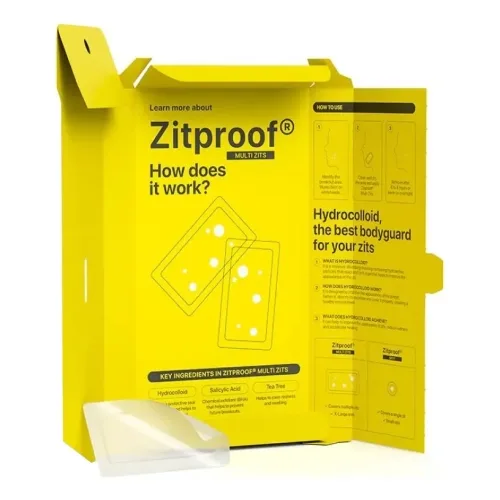 Пластир XL для щік, чола та підборіддя ACNEMY Zitproof Multizits (10 patches)