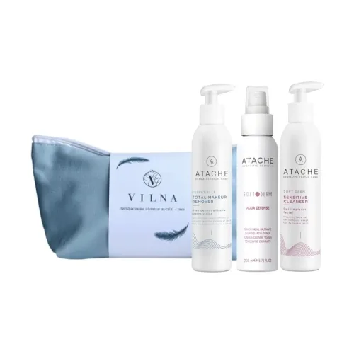 Набір для очищення сухої та чутливої шкіри ATACHE Soft Derm Cleanse Set