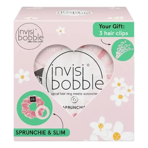 Подарунковий набір (резинка SPRUNCHIE, резинки SLIM та заколки для волосся WAVER) INVISIBOBBLE Easter Besties Set