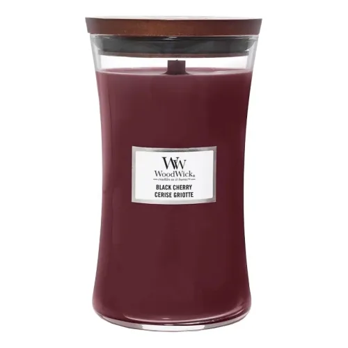 Ароматична свічка з ароматом соковитої черешні WOODWICK Large Black Cherry — вага 609 г