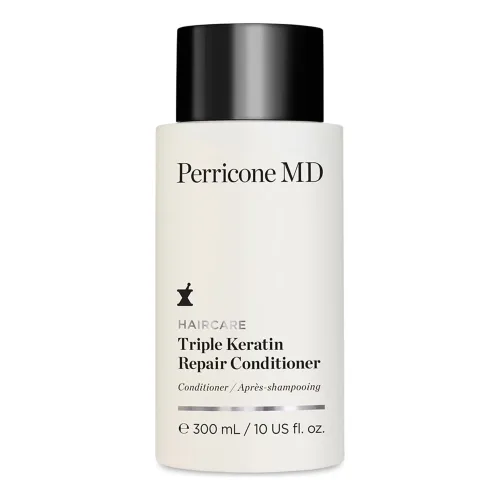 Зміцнювальний та відновлювальний кондиціонер для волосся PERRICONE MD Haircare Triple Keratin Repair Conditioner — обʼєм 300 мл