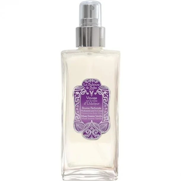Зволожуючий спрей для тіла Мускус, Ладан, Ваніль LA SULTANE DE SABA Body Mist Moisturizing Musk Incense Vanilla — обʼєм 200 мл