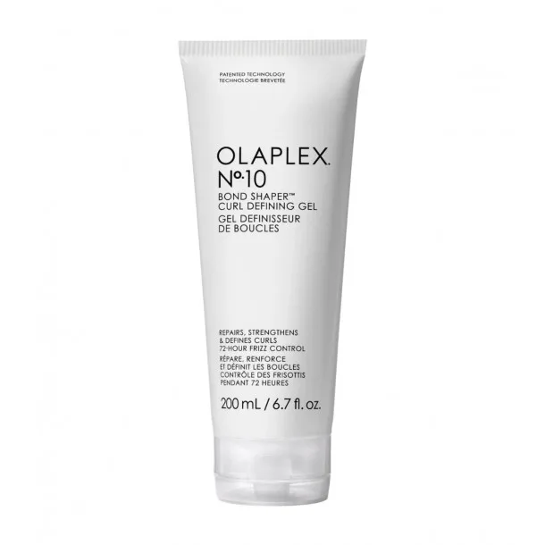 Фіксуючий Гель для Формування Локонів Olaplex, Професійний Догляд за Кучерявим та Хвилястим Волоссям з Ефектом Відновлення Клітинних Мембран та Дисульфідних Зв’язків — Olaplex No.10 Bond Shaper Curl Defining Gel 200 ml