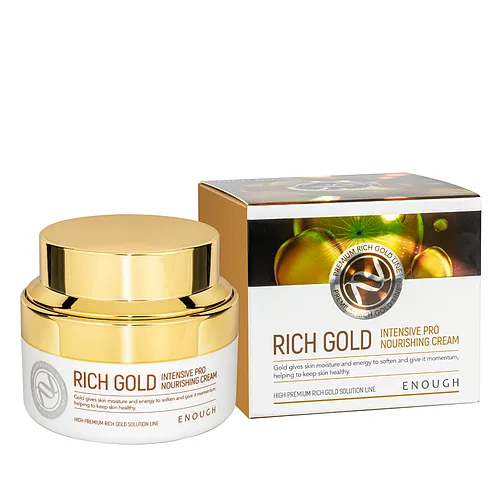 Живильний крем для обличчя з іонами золота Enough Rich Gold Intensive Pro Nourishing 50 мл