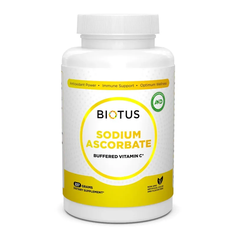 Biotus Sodium Ascorbate Буферізований вітамін С, порошок 227 г