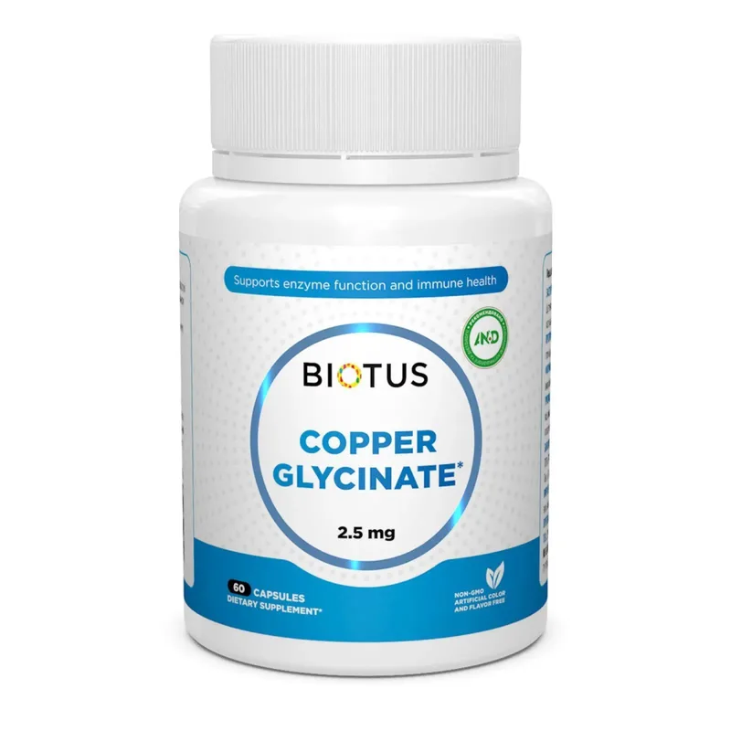 Biotus Copper 2.5 mg Мідь 2.5 мг