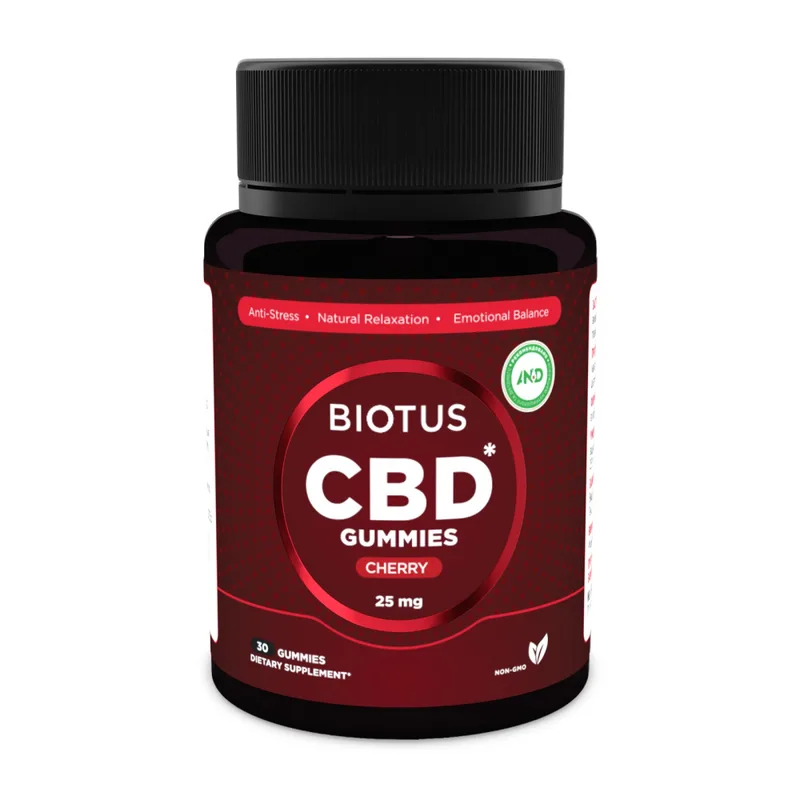 Biotus CBD Gummies 25 mg Канабідіол 25 мг 30 желейних ведмедиків
