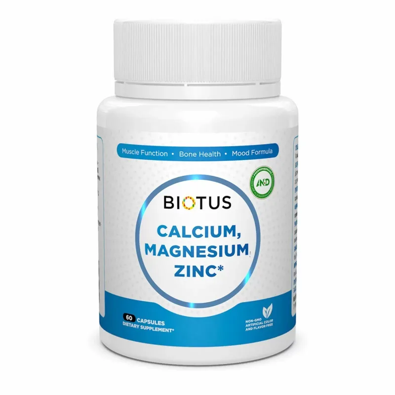 Biotus Calcium, Magnesium, Zinc+ Кальцій, магній, цинк та вітамін D3