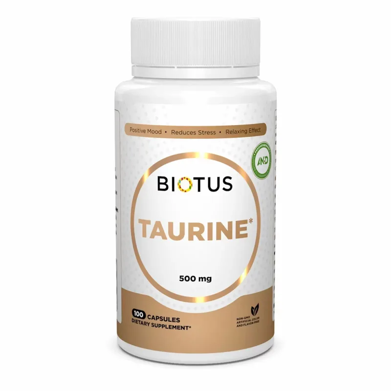 Biotus Taurine 500 mg Таурін 500 мг 100 капсул