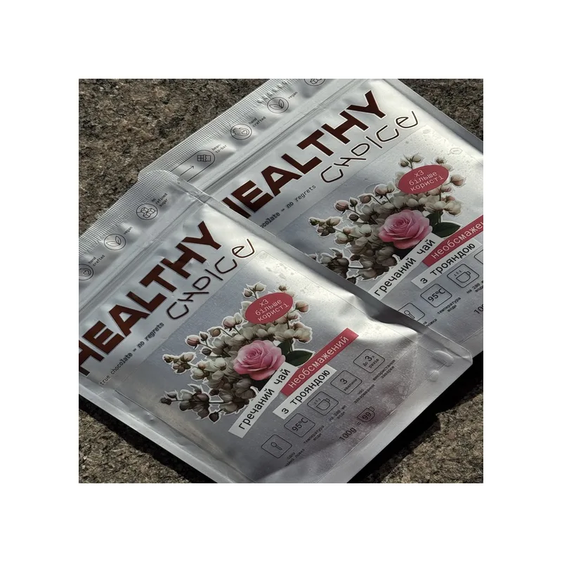 Healthy Choice Необсмажений гречаний чай з трояндою 100 г