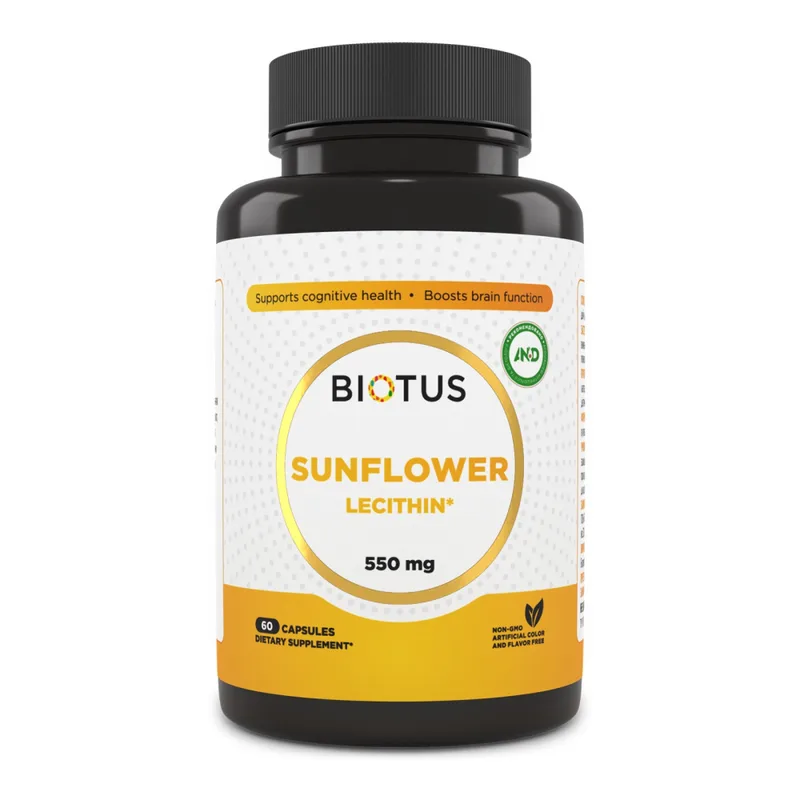 Biotus Lecithin Sunflower 550 mg Лецитин соняшниковий 550 мг