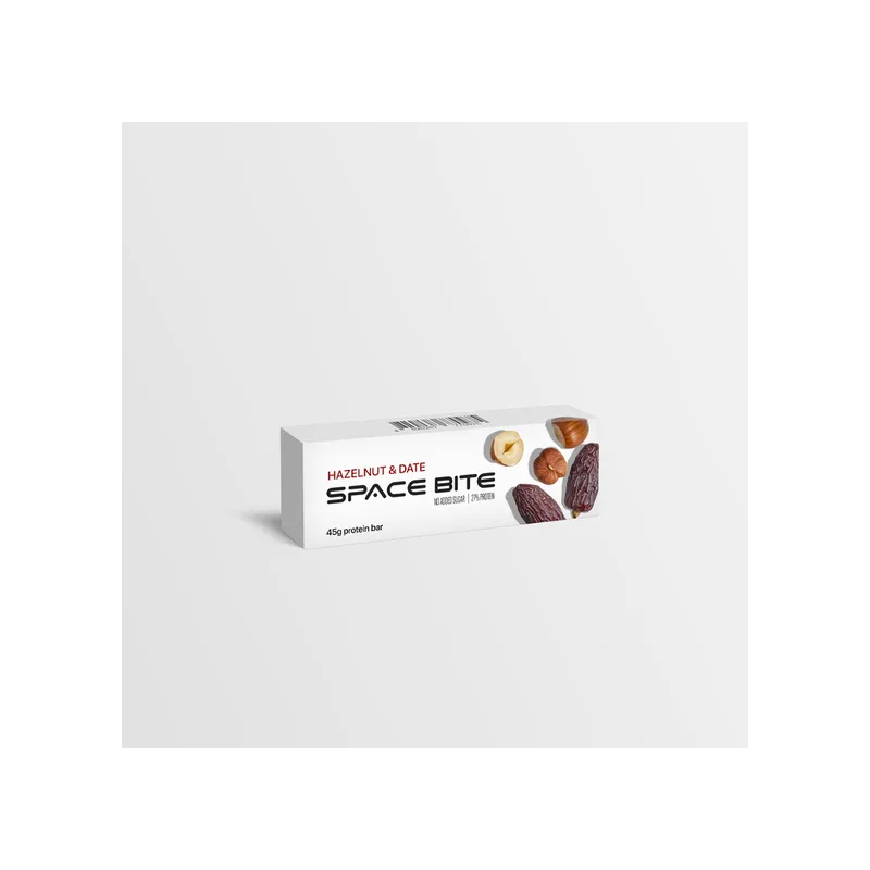SpaceFood Space Bite Протеїнові батончики Фундук-фінік 10 шт х 45 г