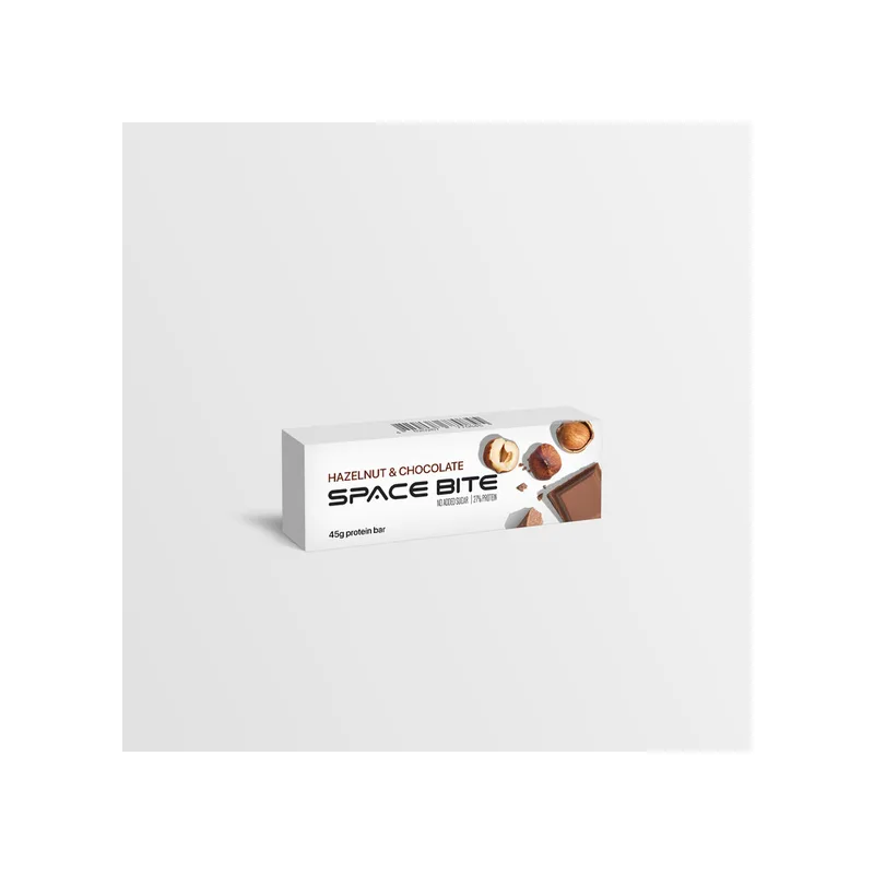 SpaceFood Space Bite Протеїнові батончики Шоколад-фундук 10 шт х 45 г