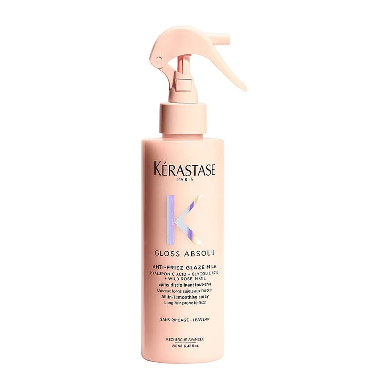 Kerastase Gloss Absolu Anti-frizz Glaze Milk Spray - Багатофунціональний спрей для гладкості довгого, неслухняного волосся