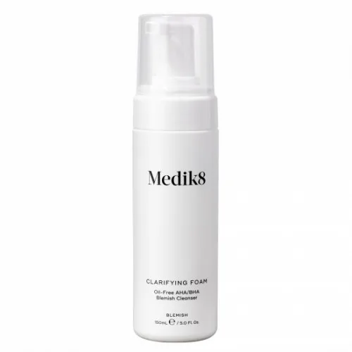 Очищаюча пінка з AHA і BHA для проблемної шкіри - Medik8 Clarifying Foam 250ml