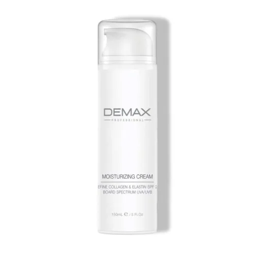 Зволожуючий денний крем з колагеном та еластином - Demax Moisturizing Cream SPF 25