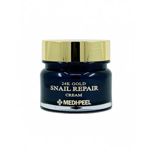 Крем для обличчя з колоїдним золотом та муцином равлики - Medi-Peel 24k Gold Snail Repair Cream