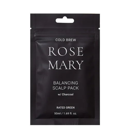 Відновлююча маска для шкіри голови та волосся з соком розмарину - Rated Green Cold Brew Rosemary Balancing Scalp Pack 50 мл