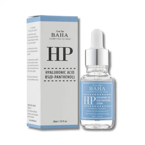 Зволожуюча сироватка з гіалуроновою кислотою та вітаміном Б5 4% - Cos De Baha Hyaluronic Acid + 4% Vitamin B5 Serum 10ml