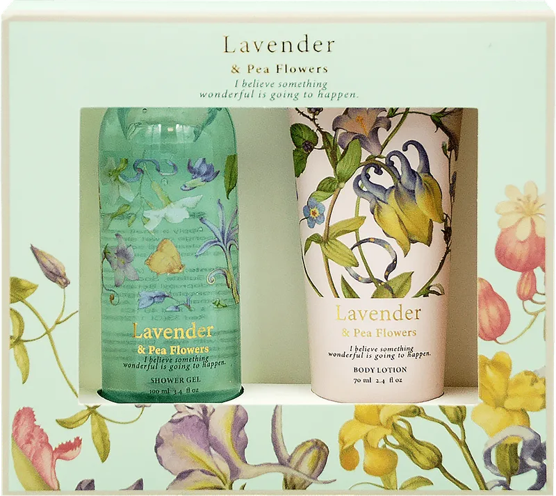 Набір подарунковий Lavender (гель д/душу 100мл, лосьйон д/тіла 70мл), 1шт