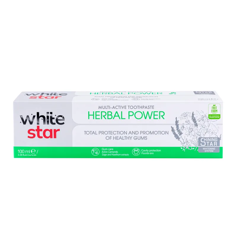 Зубна паста White Star Herbal Power Multi-Active Toothpaste, 100 мл