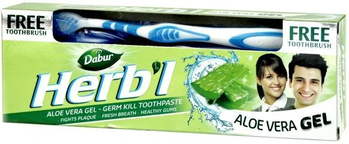 Dabur Herbal Зубна паста Алоє + щітка