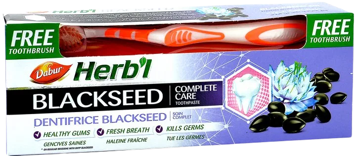 Dabur Herbal Зубна паста Кмин + щітка
