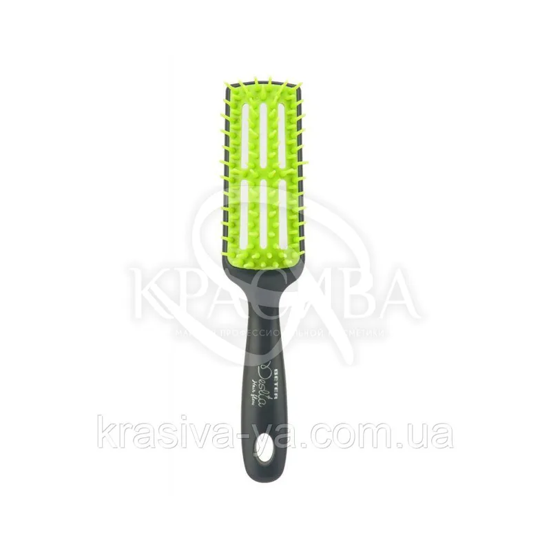 Beter Deslia Hair Flow масажна Гребінець для сушіння феном, прямокутна, 24.5 см