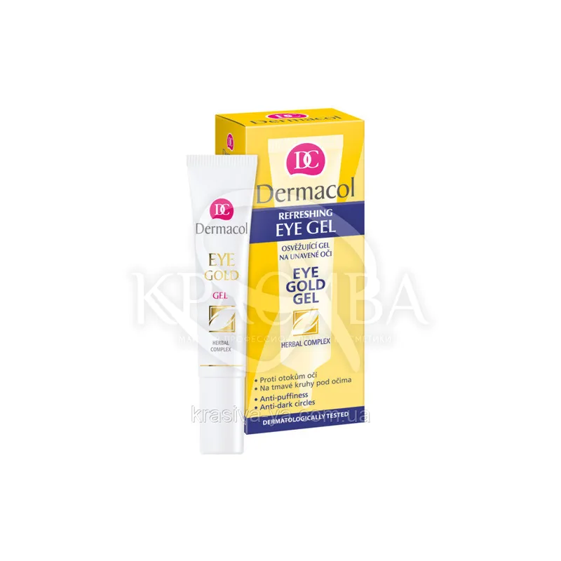 DC Face Care Eye Gold Gel Гель для повік проти набряків і темних кіл під очима, 15 мл