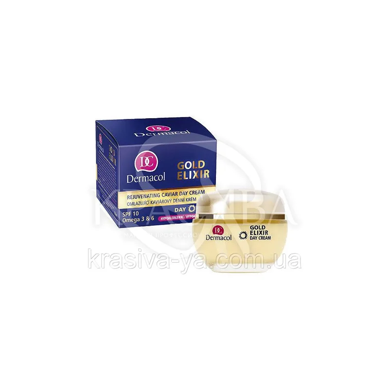 DC Gold Elixir Rejuvenating Caviar Day Cream Крем денний омолоджуючий з екстрактом ікри, 50 мл