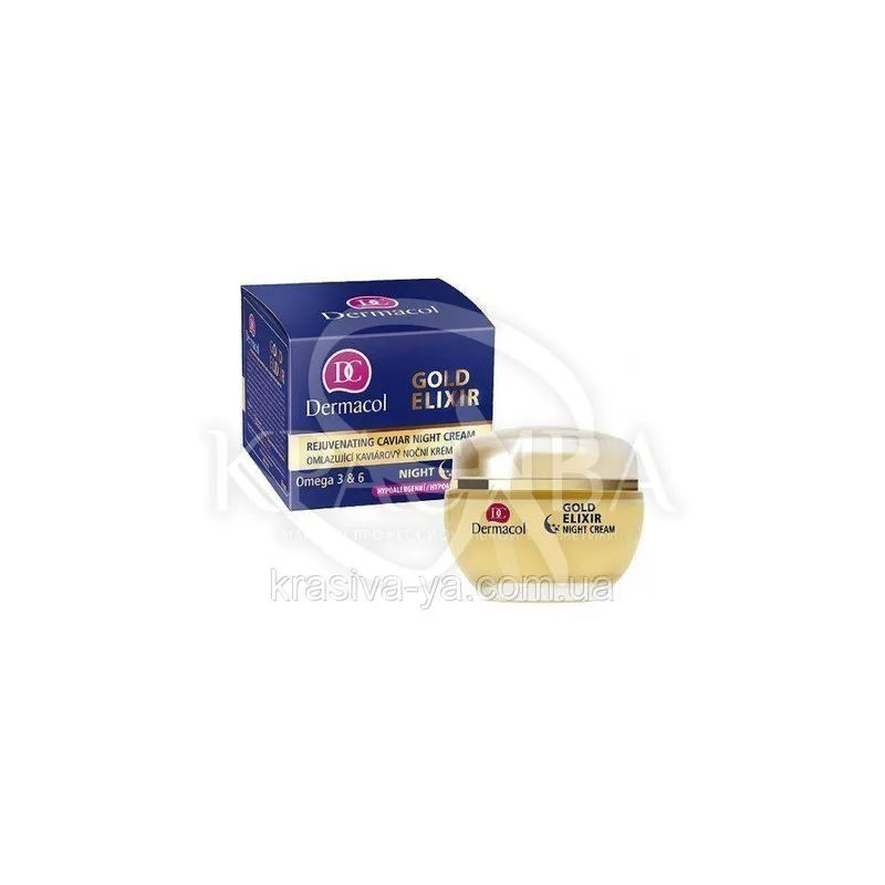 DC Gold Elixir Rejuvenating Caviar Night Cream Крем нічний омолоджуючий з екстрактом ікри, 50 мл