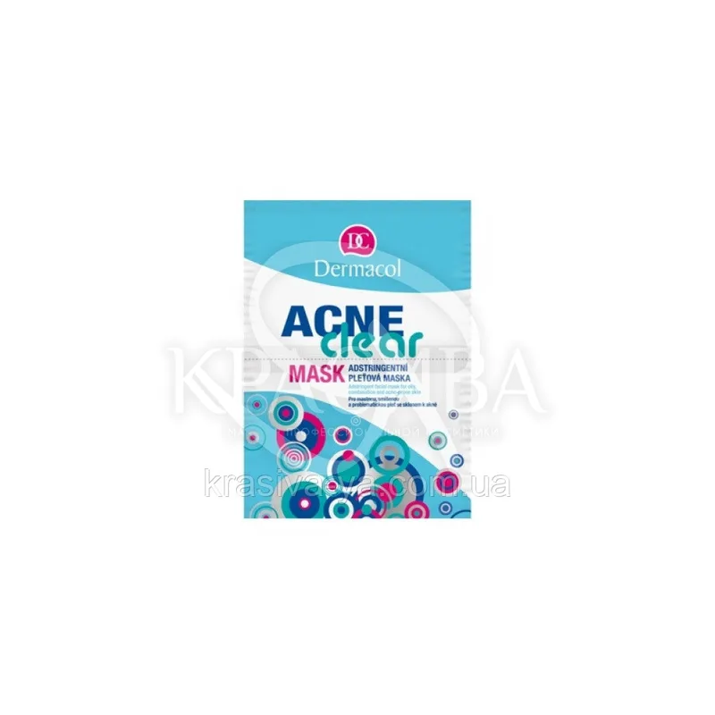 DC Acne Clear Mask стягуюча Маска для жирної, комбінованої і проблемної шкіри, схильної до акне, 2*8 м