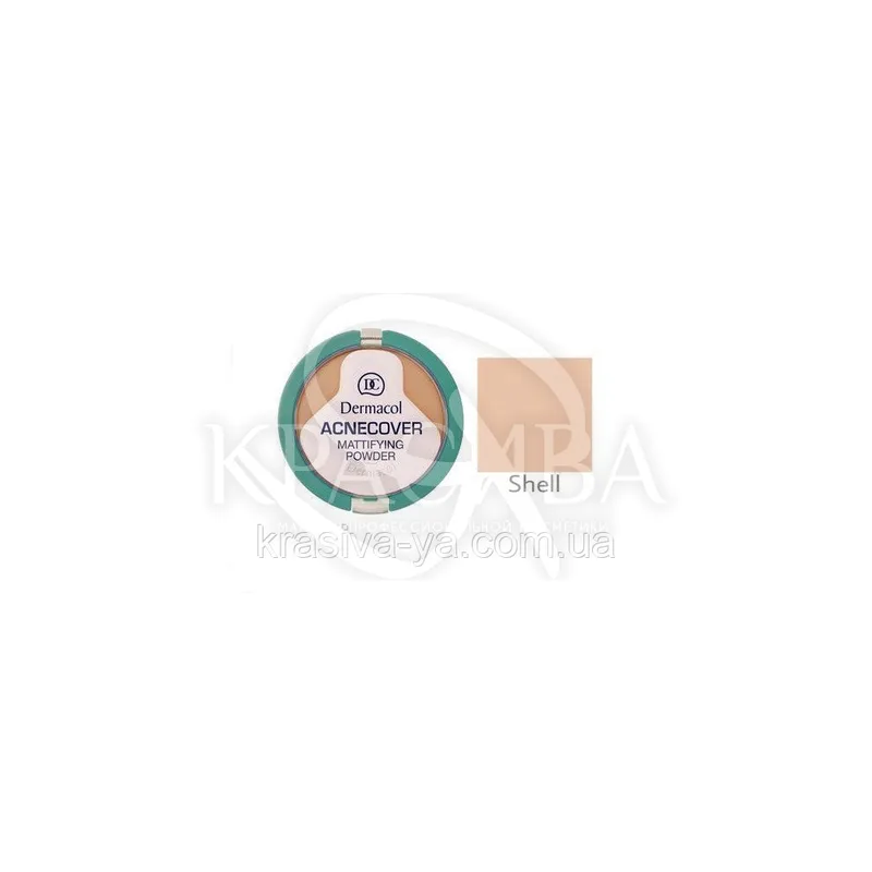 DC Make-up Acnecover Mattifying Powder 02 Shell Пудра компактна основа для проблемної шкіри, 11 г