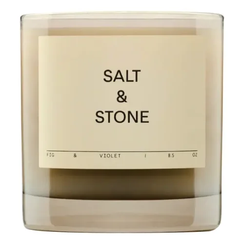 Соєва свічка з ароматом інжиру та фіалки SALT & STONE Candle Candle Fig & Violet — вага 240 г