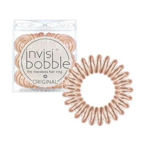 Резинка-браслет для волосся INVISIBOBBLE Original Of bronze and beads