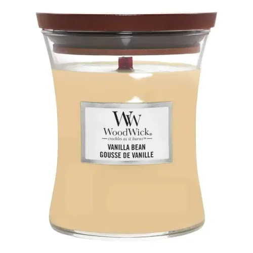 Ароматична свічка з ароматом чистої ванілі WOODWICK Mini Vanilla Bean — вага 85 г