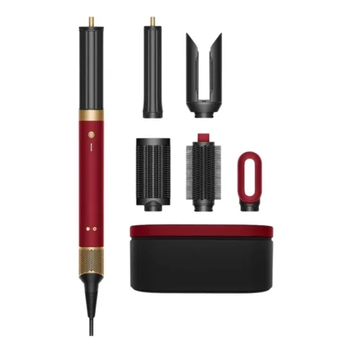 Стайлер для природно прямого та хвилястого волосся DYSON Airwrap Co-anda Ceramic Red Velvet/Gold