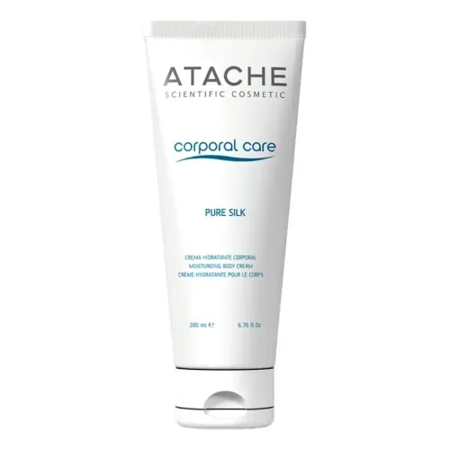 Крем для глибокого зволоження та живлення шкіри ATACHE Corporal Care Pure Silk — обʼєм 200 мл