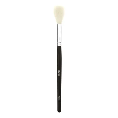 Віяловий пензель для рум'ян і хайлайтера W3534 WOBS Blush and Highlighter brush W3534 Goat Hair