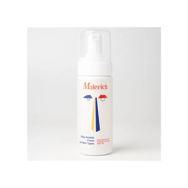 MALEVICH Silky Вubblе Foam AII Skin Types Шовкова пiнка для вмивання з пробiотиками 150 мл